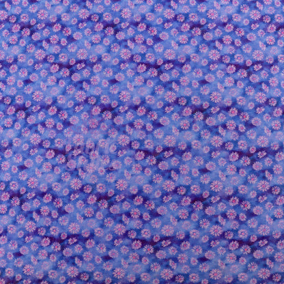 Ditsy Daisy Floral Power Mesh Fabric