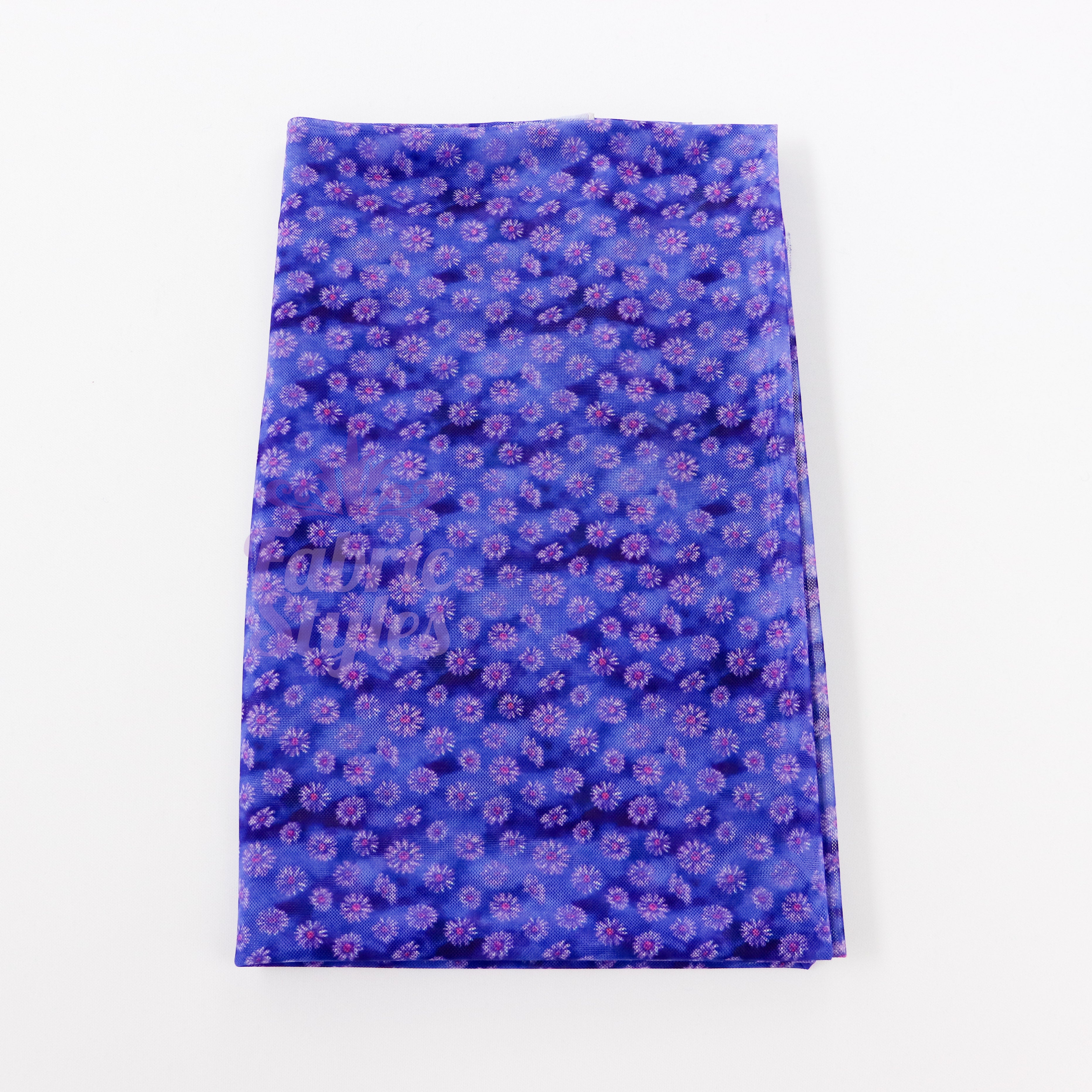 Ditsy Daisy Floral Power Mesh Fabric