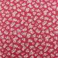 Red Ditsy Floral Power Mesh Fabric