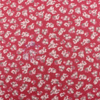 Red Ditsy Floral Power Mesh Fabric