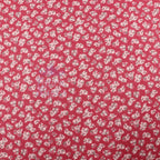 Red Ditsy Floral Power Mesh Fabric