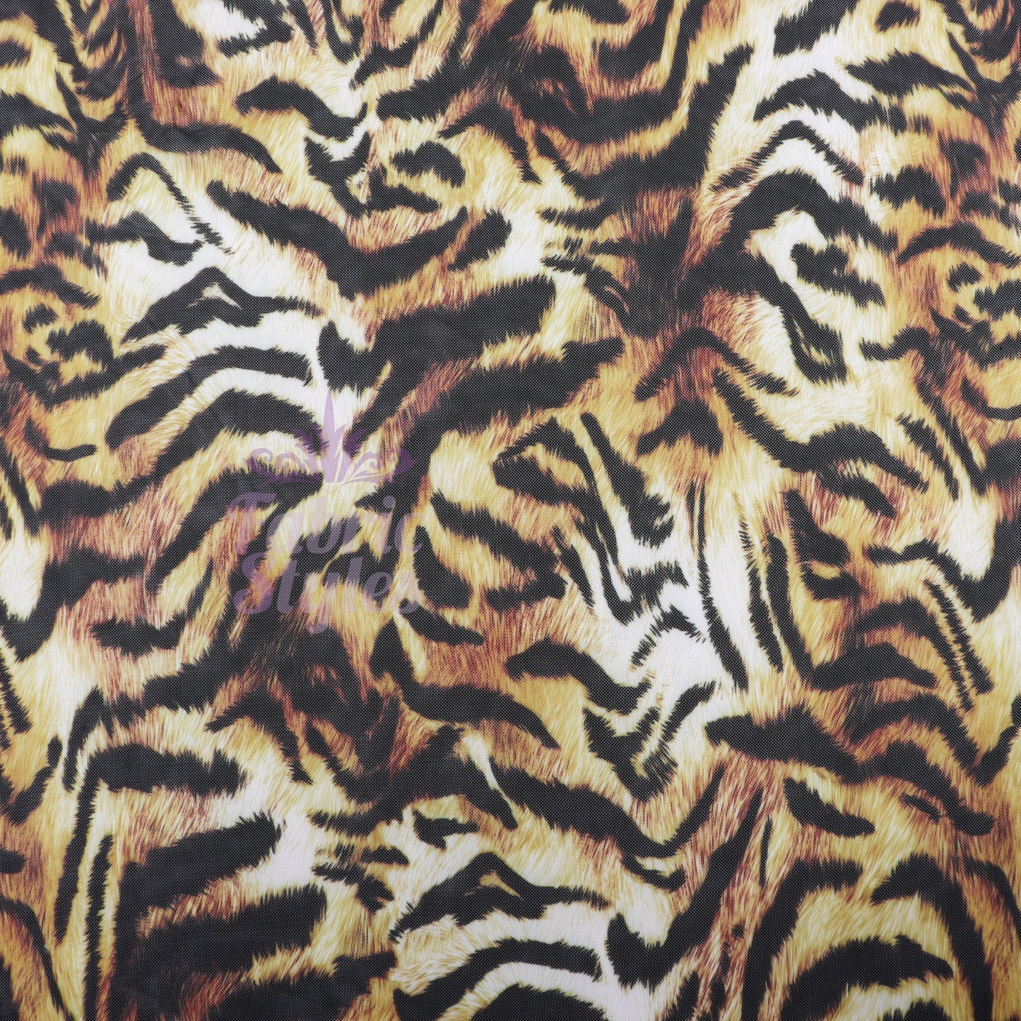 Tiger Print Power Mesh Fabric