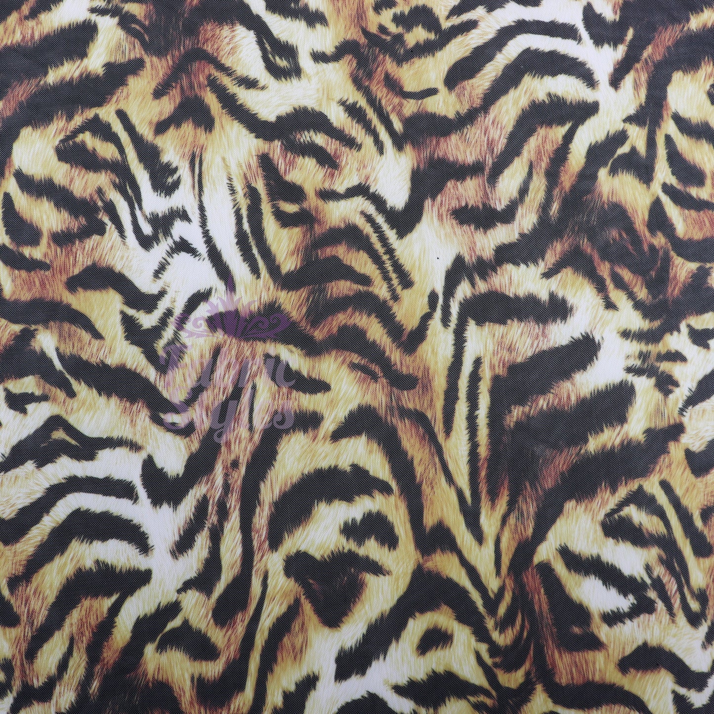 Tiger Print Power Mesh Fabric