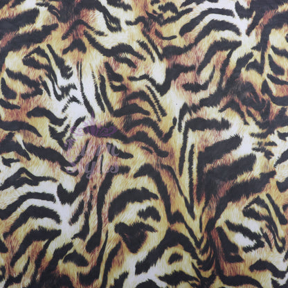 Tiger Print Power Mesh Fabric