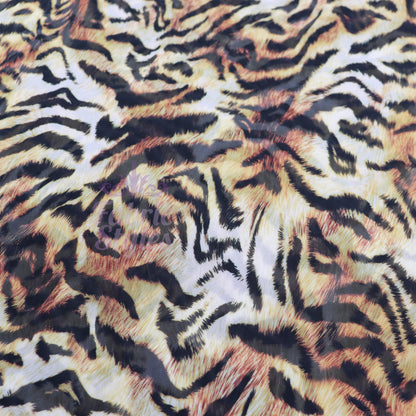 Tiger Print Power Mesh Fabric