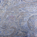 Navy Paisley Power Mesh Fabric
