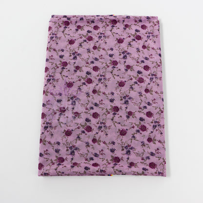 Pink Ditsy Floral Power Mesh Fabric