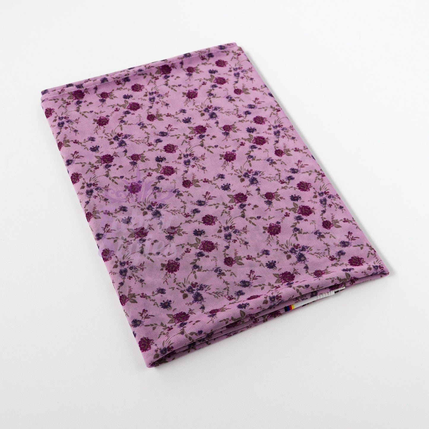Pink Ditsy Floral Power Mesh Fabric