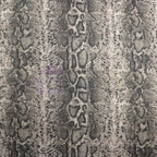 Brown Snake Power Mesh Fabric