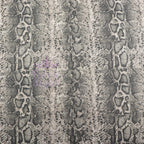 Brown Snake Power Mesh Fabric