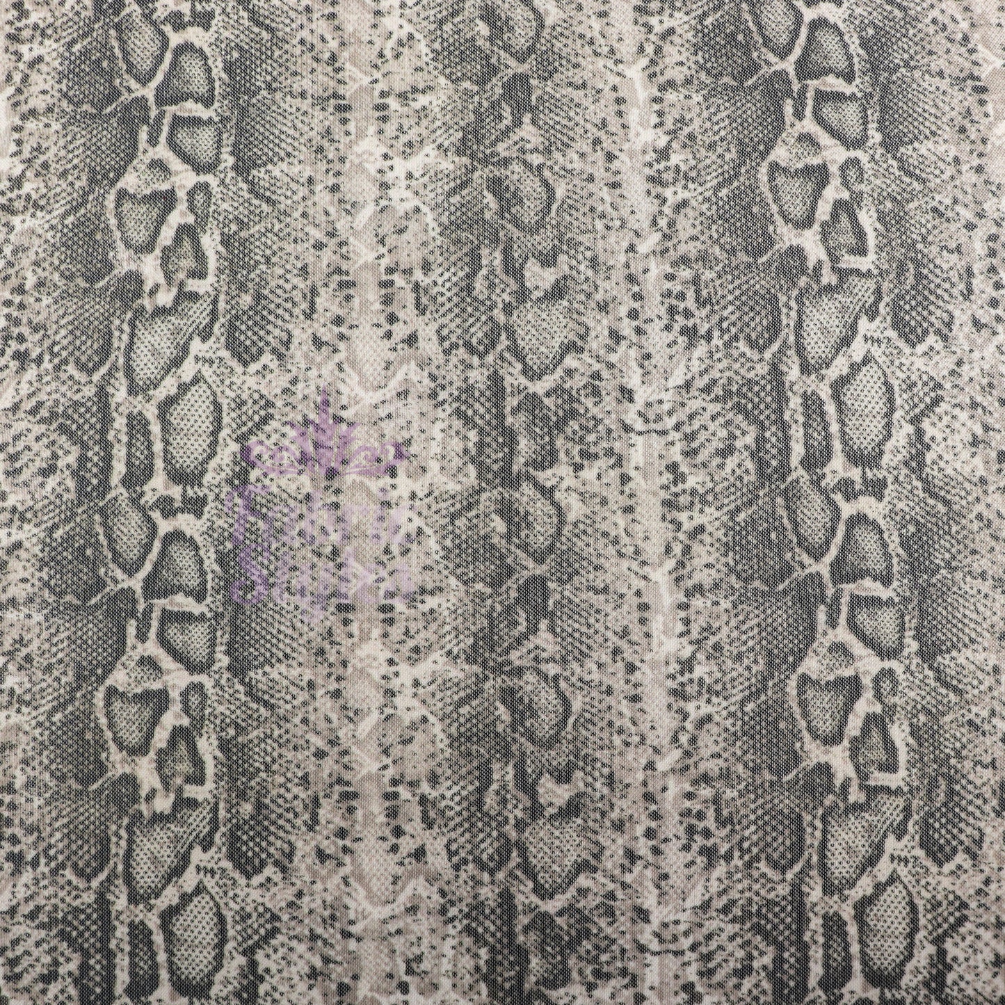 Brown Snake Power Mesh Fabric