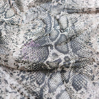 Brown Snake Power Mesh Fabric