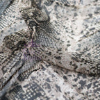Brown Snake Power Mesh Fabric
