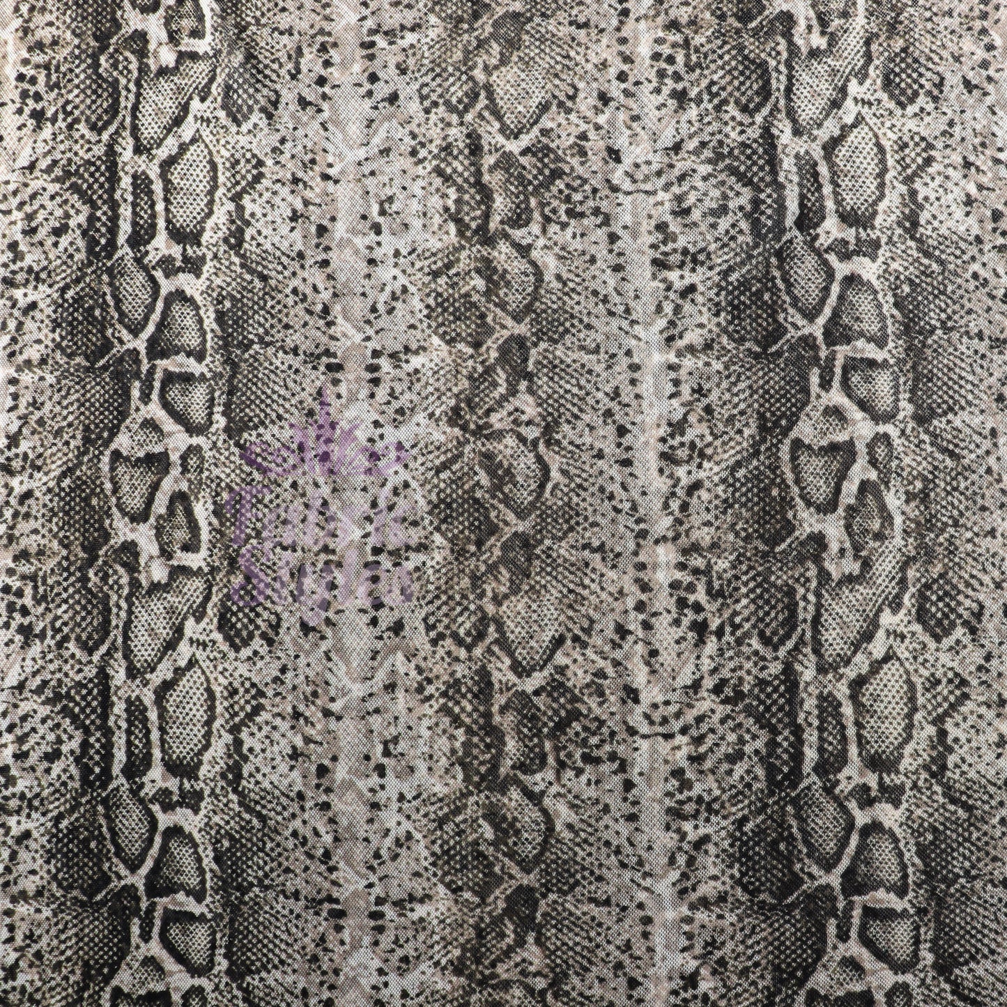 Brown Snake Power Mesh Fabric
