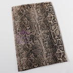 Brown Snake Power Mesh Fabric