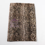 Brown Snake Power Mesh Fabric