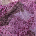 Purple Tie Dye Floral Power Mesh Fabric