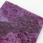 Purple Tie Dye Floral Power Mesh Fabric