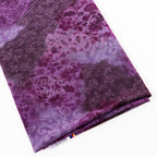Purple Tie Dye Floral Power Mesh Fabric