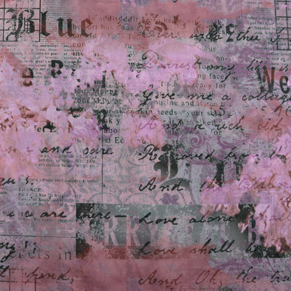 Old Newspaper Power Mesh Fabric