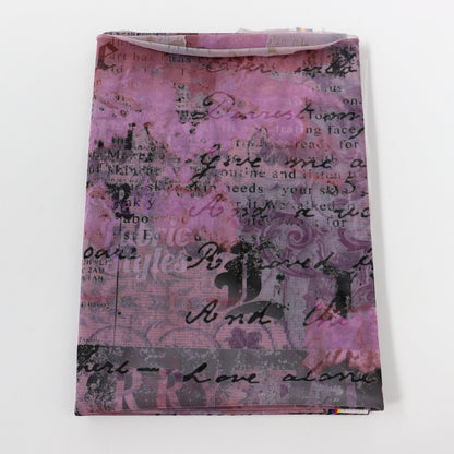 Old Newspaper Power Mesh Fabric