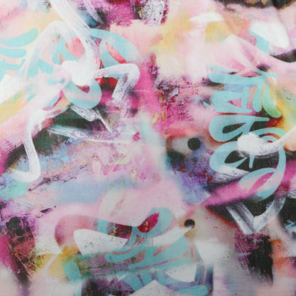 Tie Dye Graffiti Power Mesh Fabric