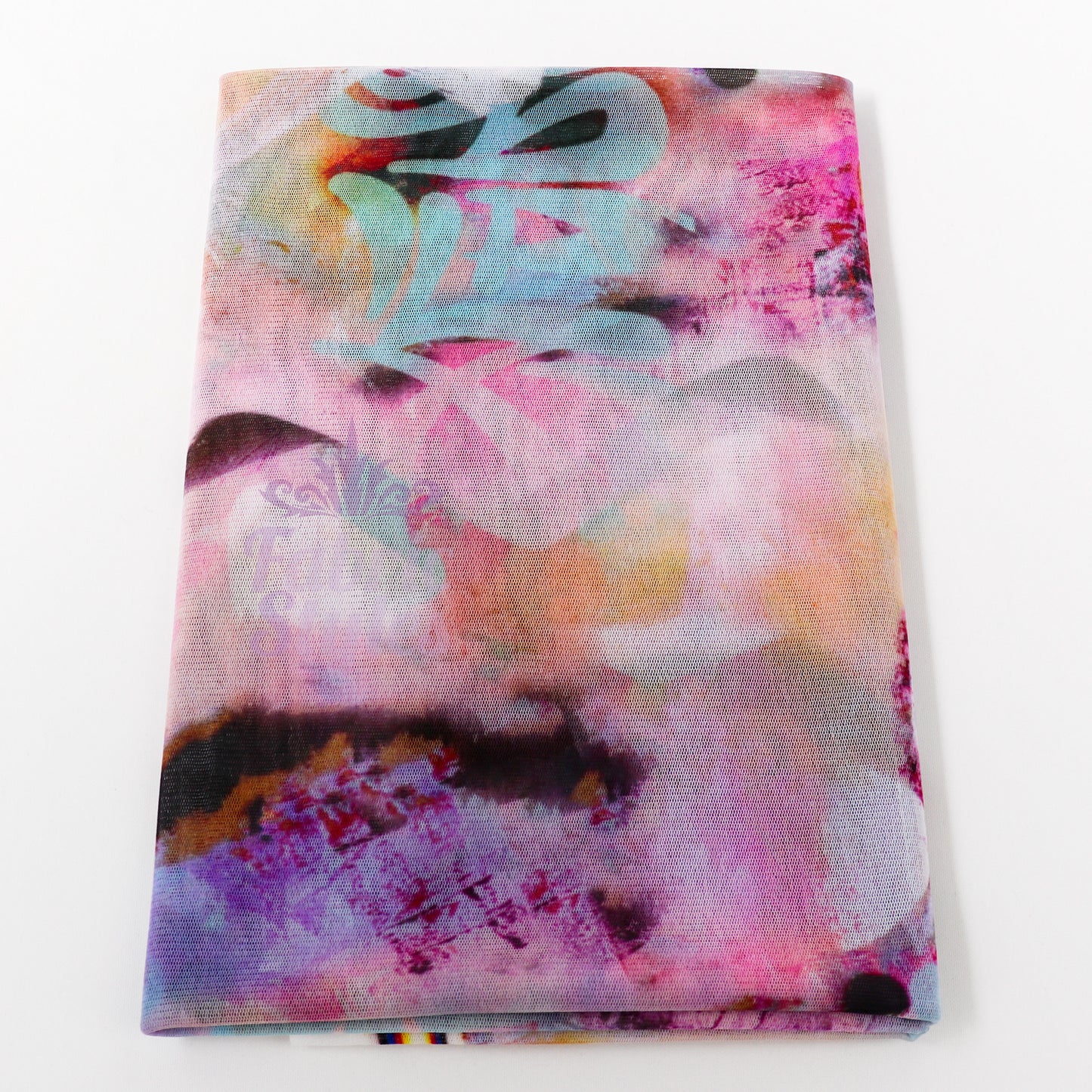 Tie Dye Graffiti Power Mesh Fabric
