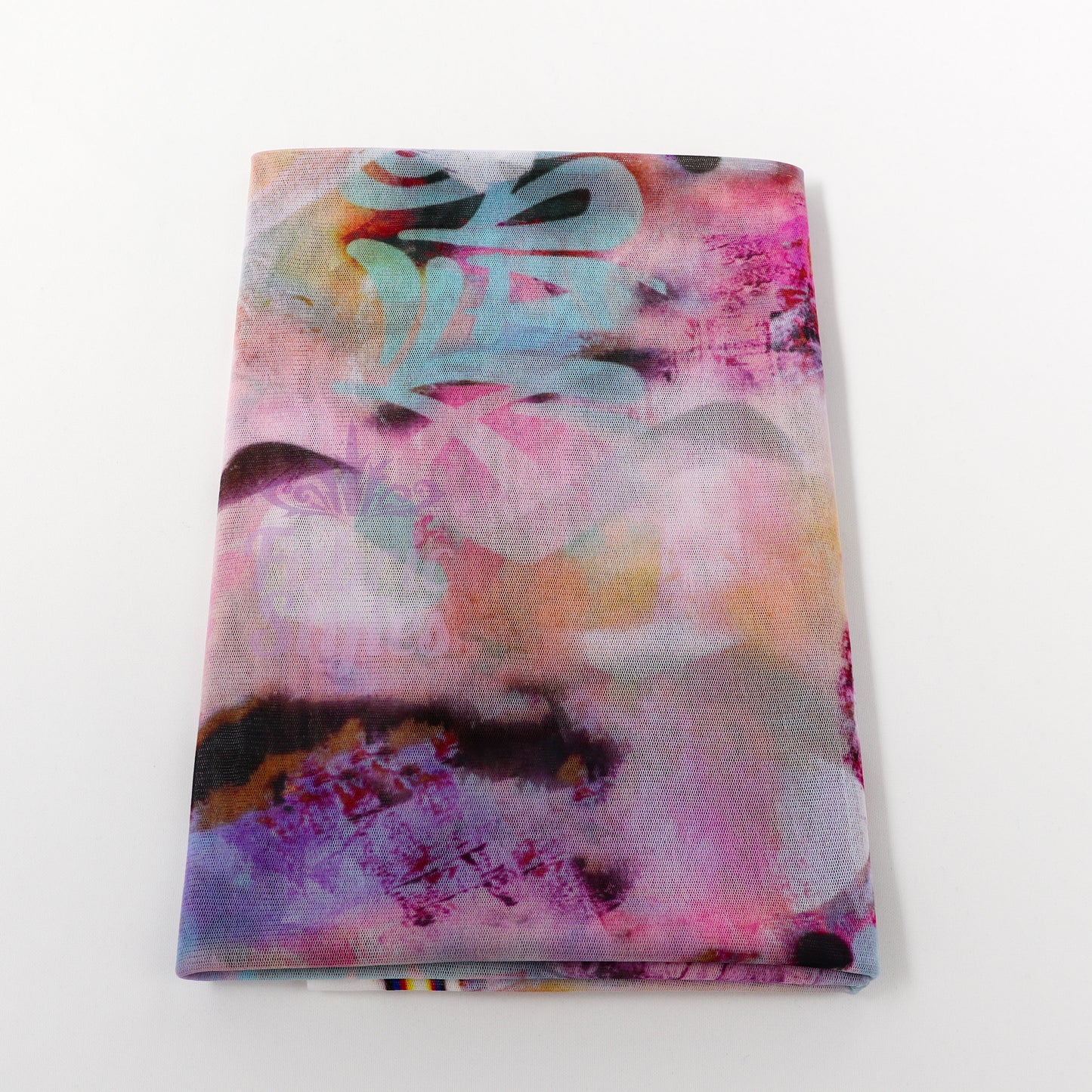 Tie Dye Graffiti Power Mesh Fabric