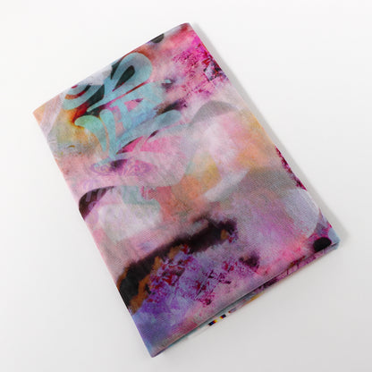 Tie Dye Graffiti Power Mesh Fabric