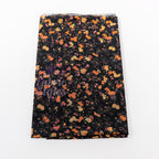 Ditsy Orange Floral Power Mesh Fabric
