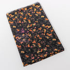 Ditsy Orange Floral Power Mesh Fabric