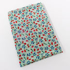 Mint Cherries Power Mesh Fabric