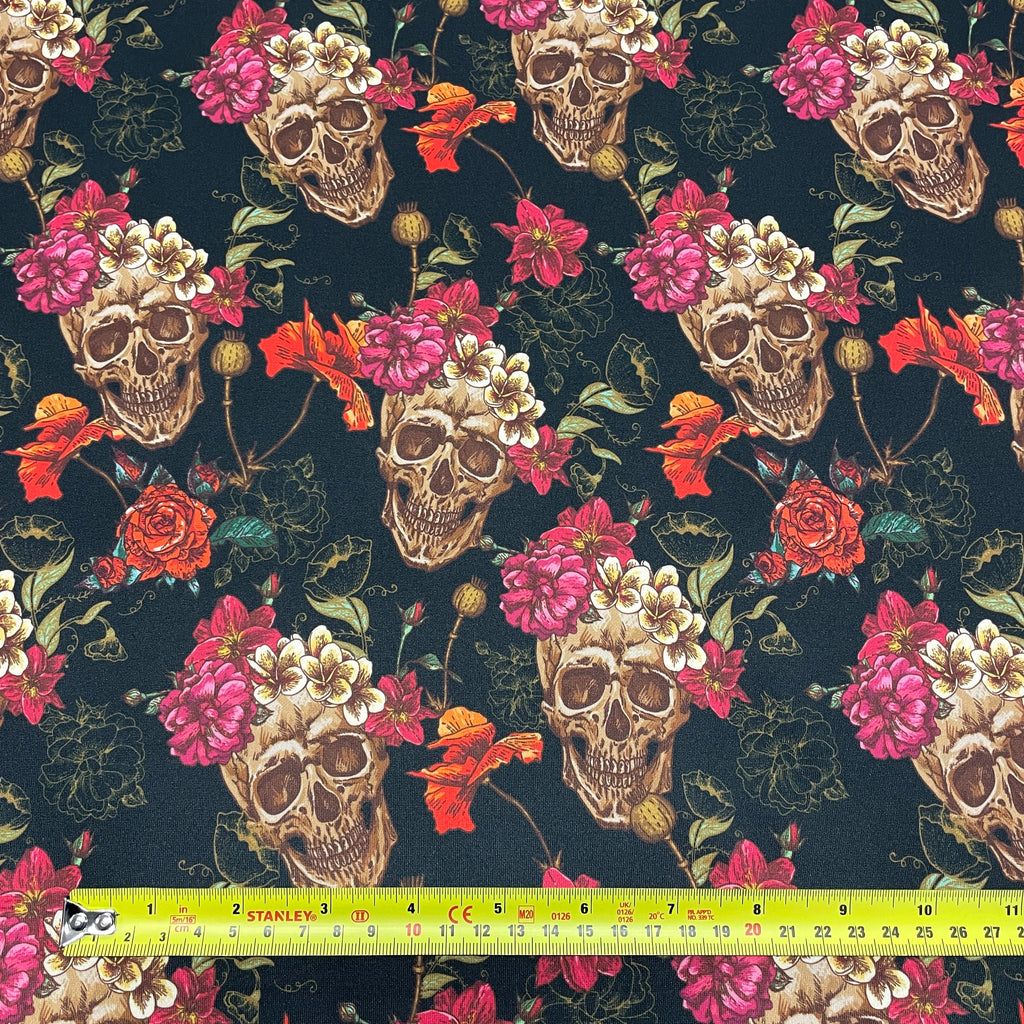 Floral Skull Print
