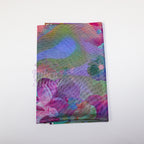 Summer Rainbow Floral Power Mesh Fabric