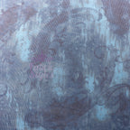 Blue Paisley Power Mesh Fabric