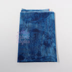 Blue Paisley Power Mesh Fabric