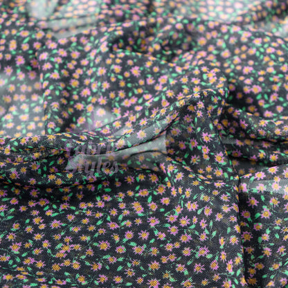 Ditsy Floral Power Mesh Fabric