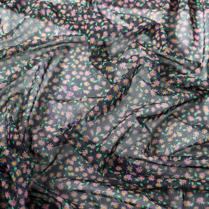 Ditsy Floral Power Mesh Fabric