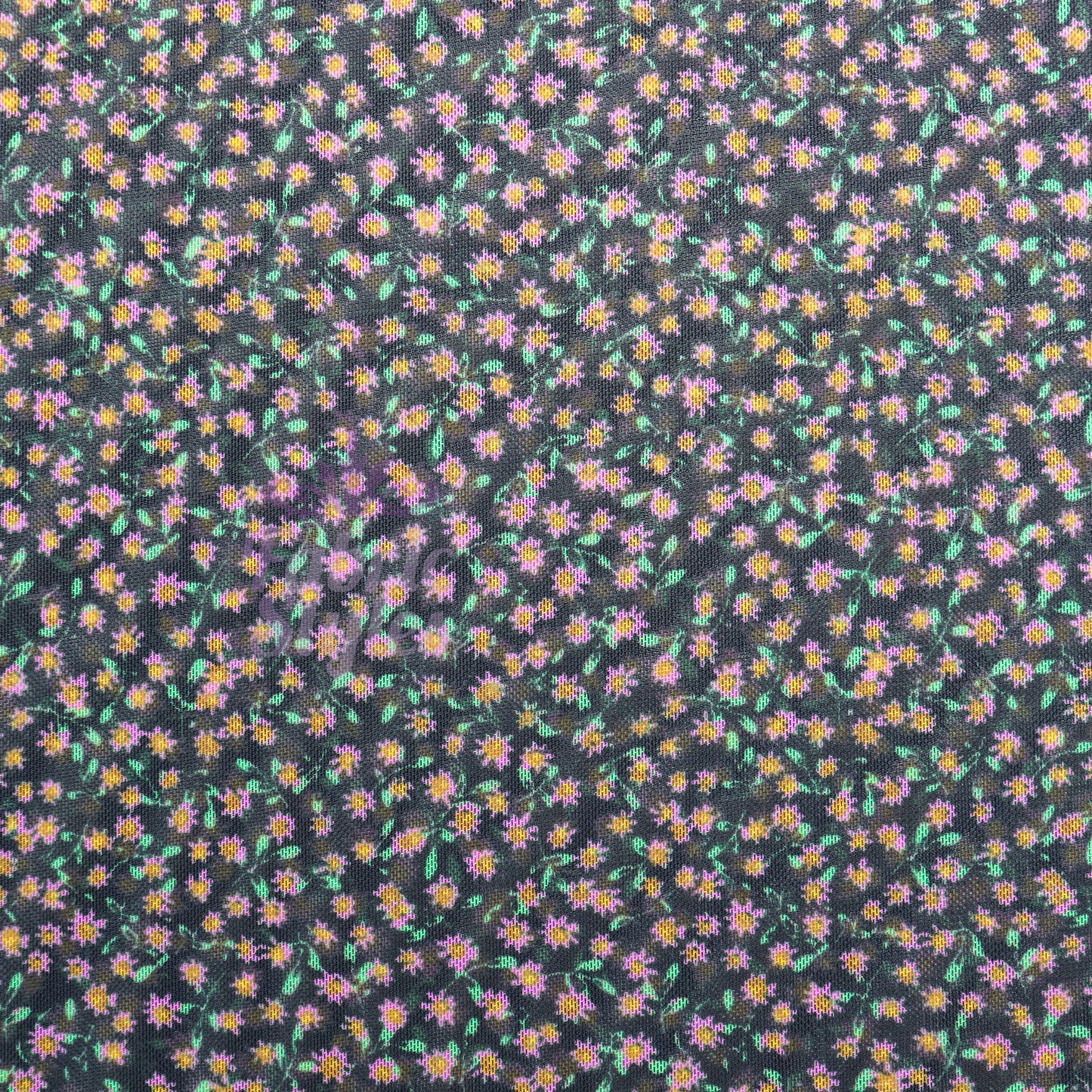 Ditsy Floral Power Mesh Fabric