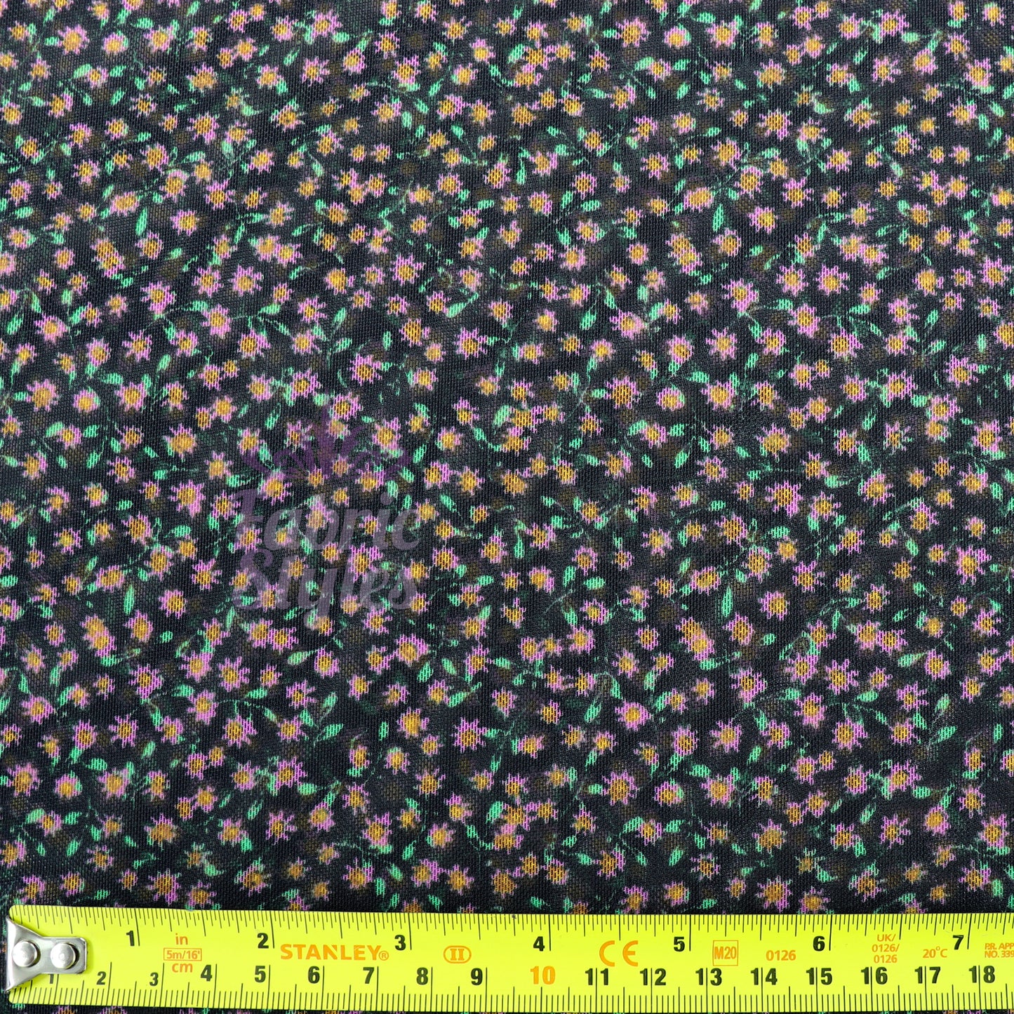 Ditsy Floral Power Mesh Fabric