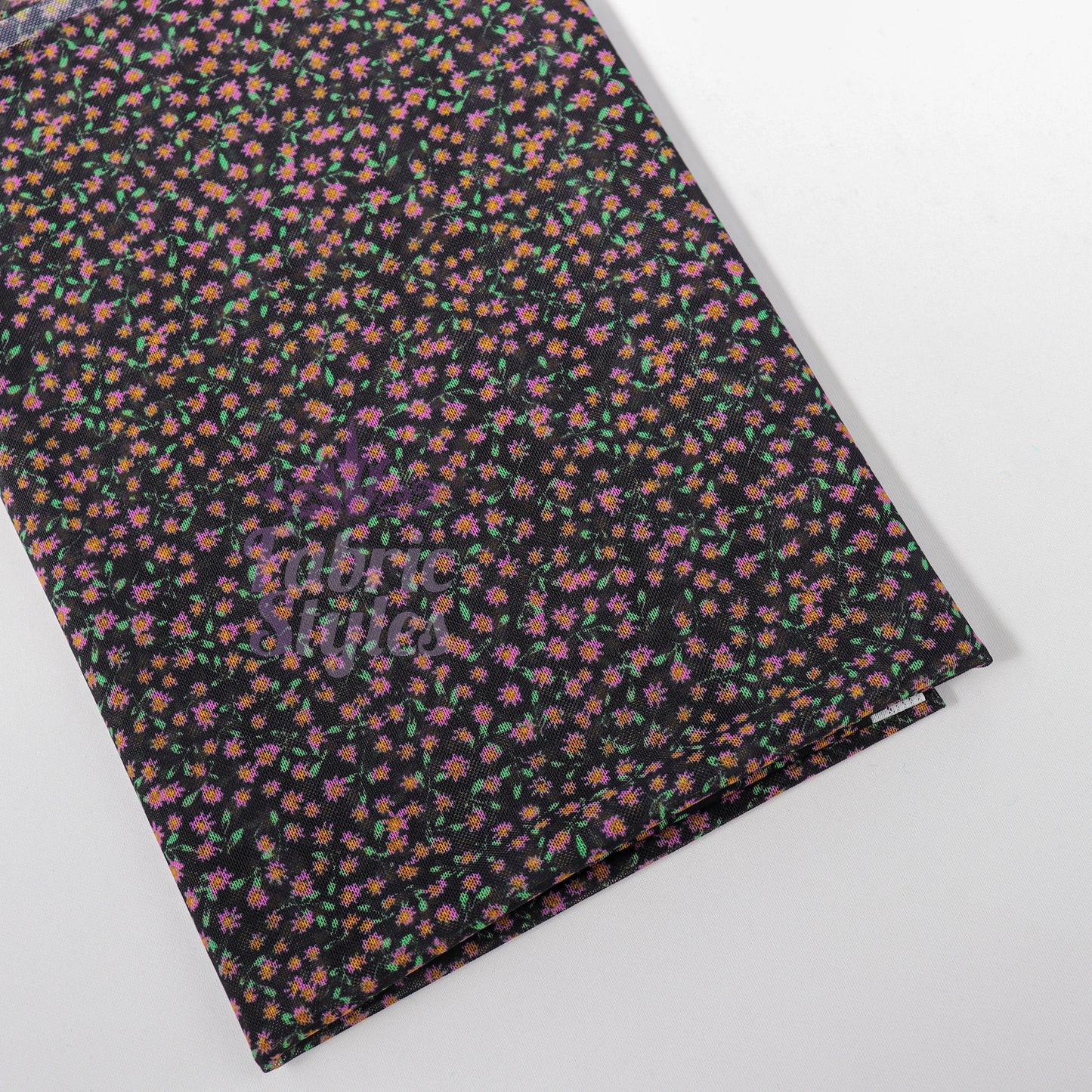 Ditsy Floral Power Mesh Fabric