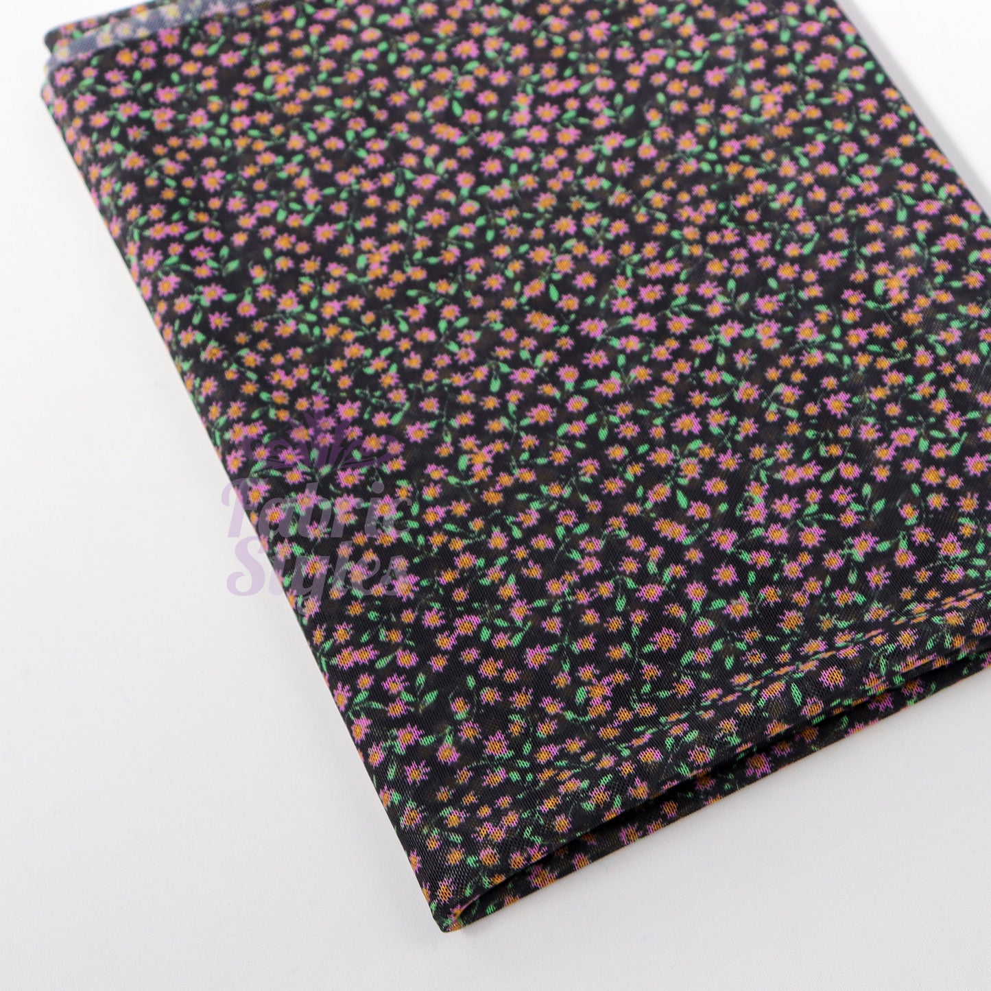 Ditsy Floral Power Mesh Fabric