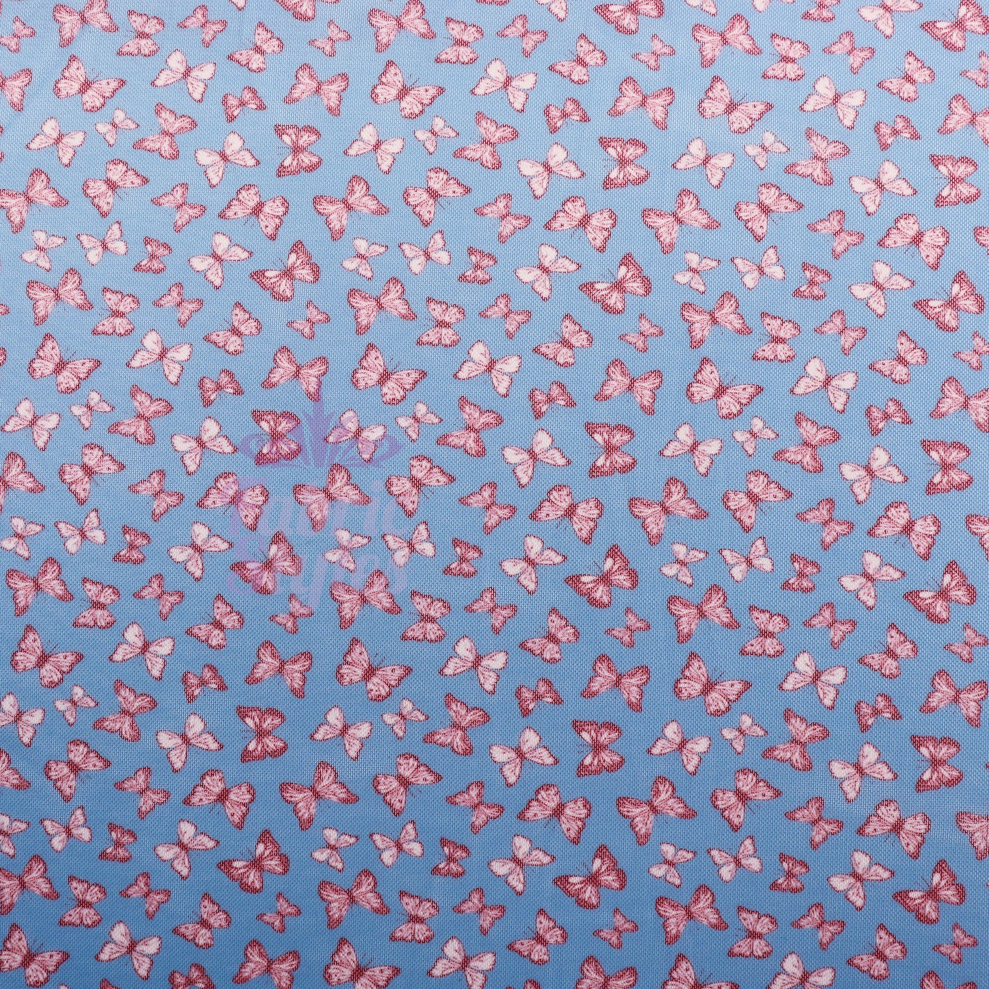 Mini Butterfly Flower Power Mesh Fabric