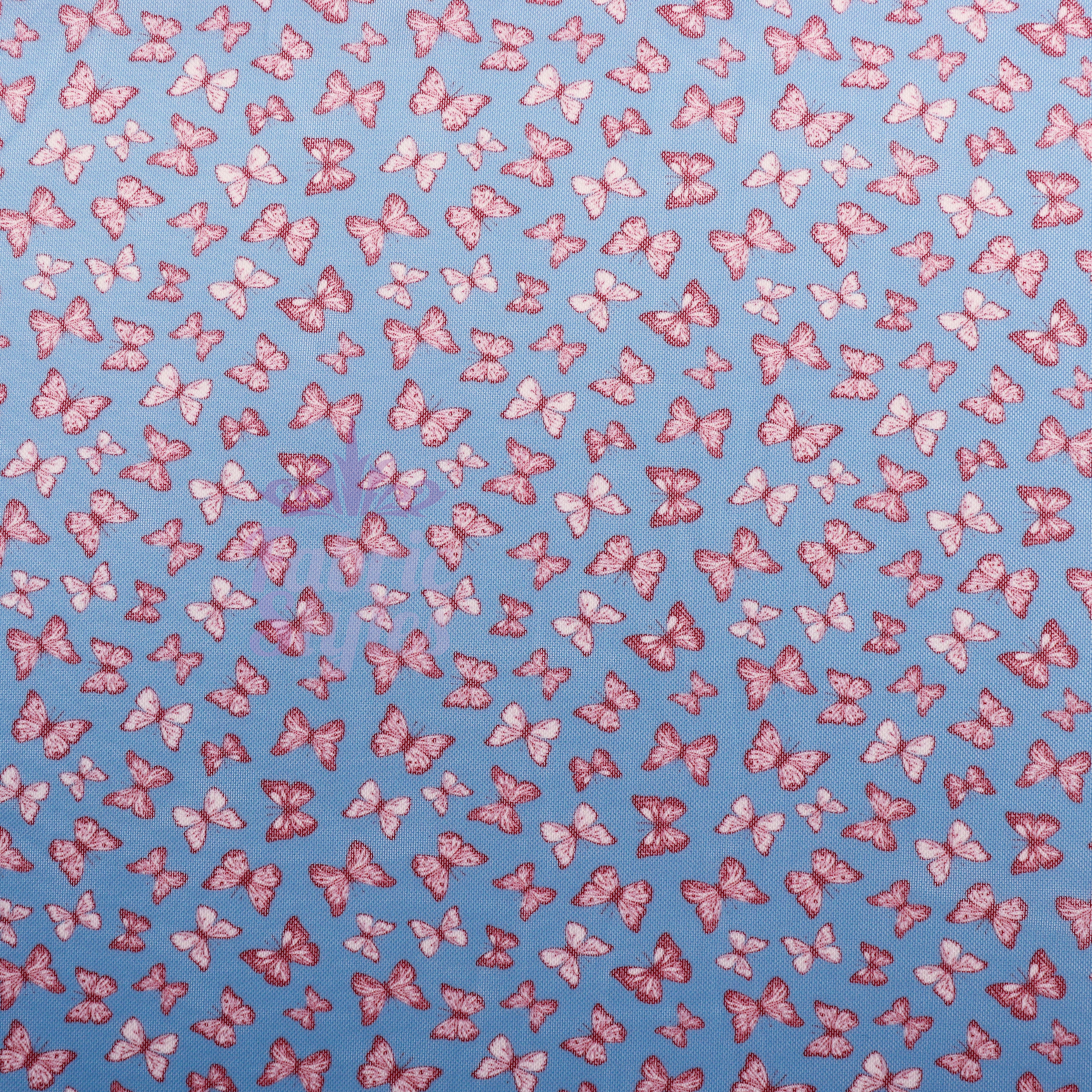 Mini Butterfly Flower Power Mesh Fabric