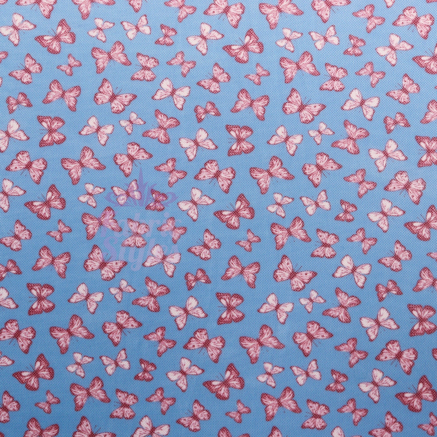 Mini Butterfly Flower Power Mesh Fabric