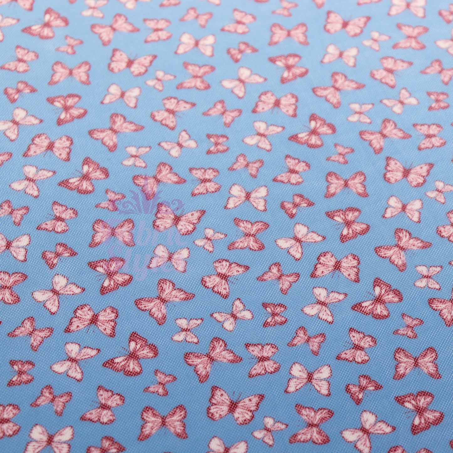 Mini Butterfly Flower Power Mesh Fabric