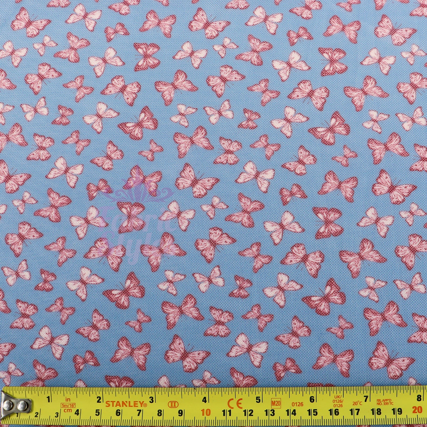 Mini Butterfly Flower Power Mesh Fabric