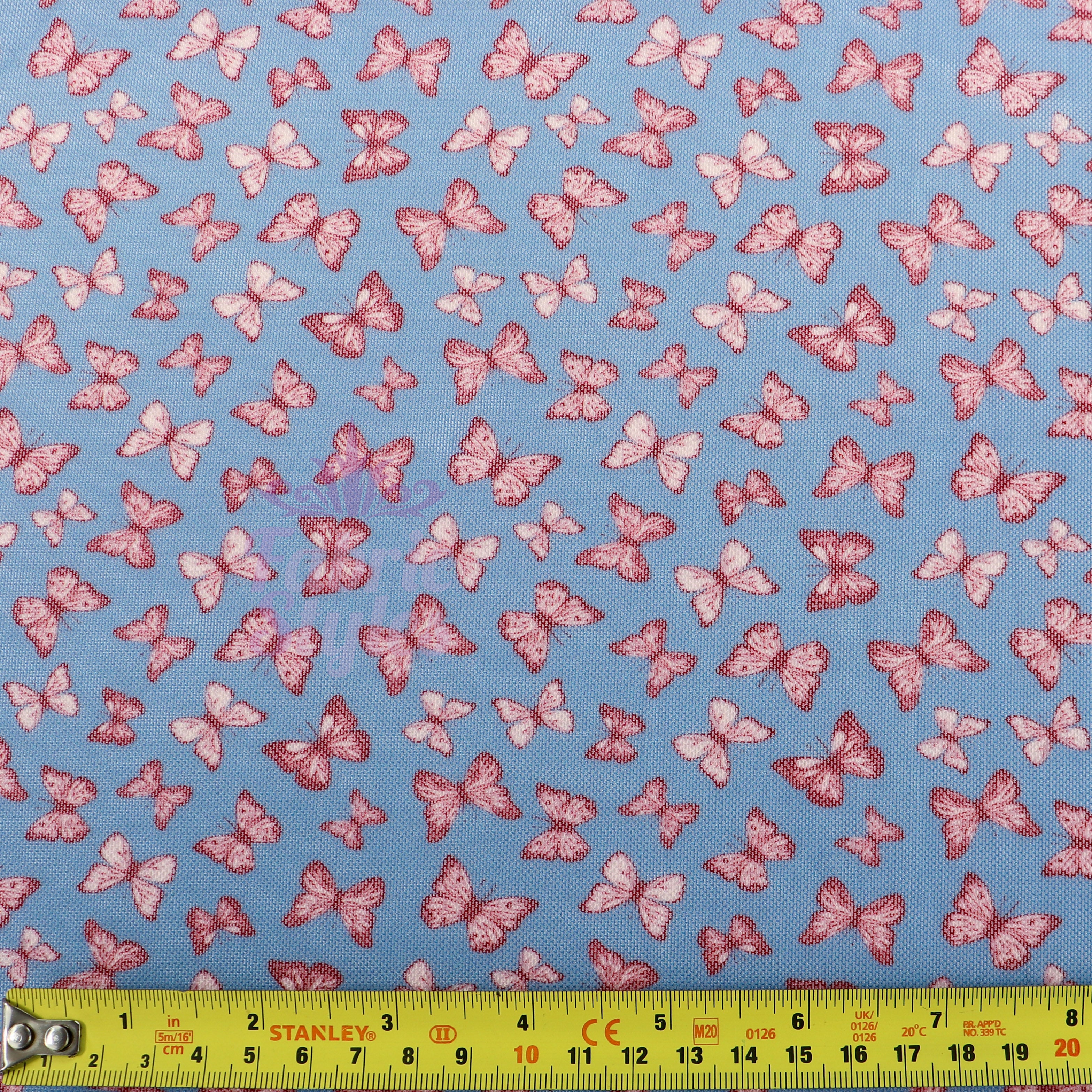 Mini Butterfly Flower Power Mesh Fabric