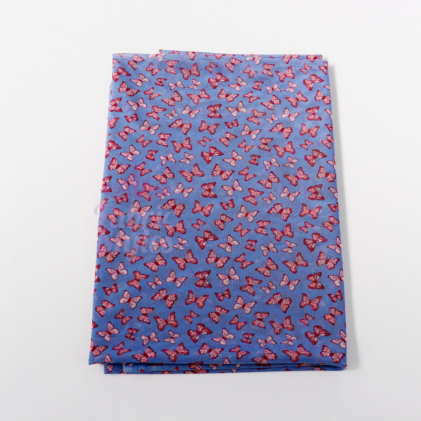 Mini Butterfly Flower Power Mesh Fabric