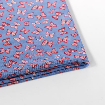 Mini Butterfly Flower Power Mesh Fabric